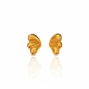 Σκουλαρίκια Butterfly Gold